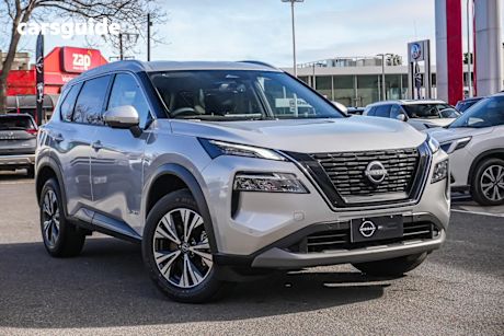 Silver 2025 Nissan X-Trail Wagon ST-L (4WD) E-Power (hybrid)