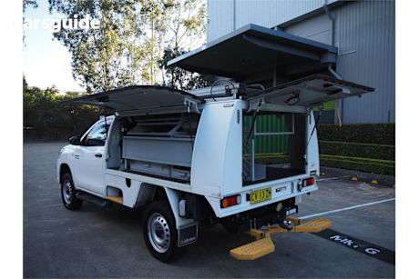 White 2019 Toyota Hilux Cab Chassis SR (4X4)