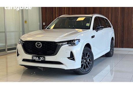 White 2024 Mazda CX-80 Wagon P50E Gt