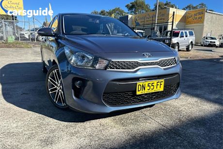Blue 2020 Kia RIO Hatchback Sport