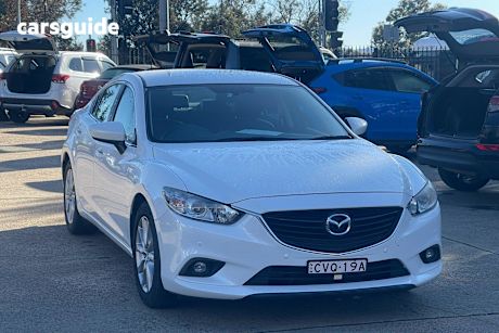 White 2014 Mazda 6 Sedan Touring