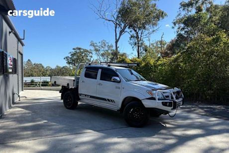 White 2008 Toyota Hilux Dual Cab Pick-up SR5 (4X4)