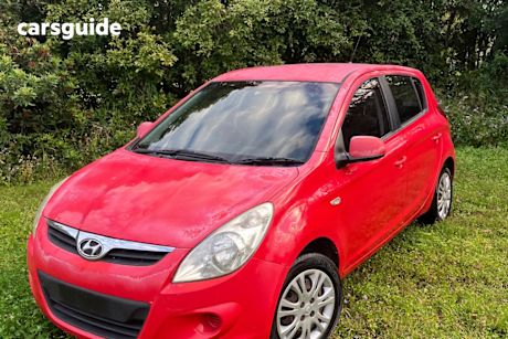 Red 2011 Hyundai I20 Hatchback Active