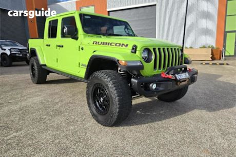 Green 2021 Jeep Gladiator Dual Cab Utility Rubicon (4X4)