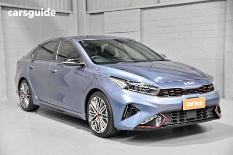 Blue 2022 Kia Cerato Sedan GT F