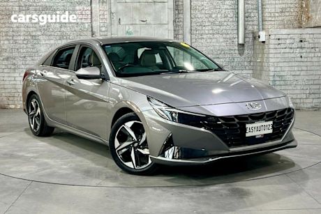 Grey 2022 Hyundai I30 Sedan Elite