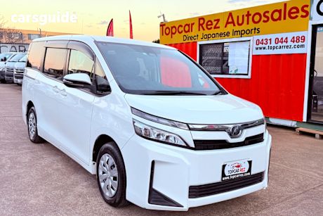White 2019 Toyota Voxy Wagon