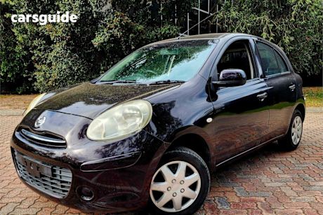 Blue 2011 Nissan Micra Hatchback ST