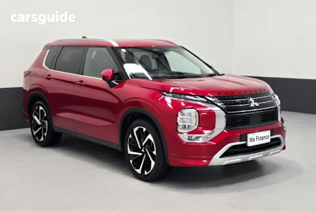 Red 2023 Mitsubishi Outlander Wagon Aspire 7 Seat (2WD)