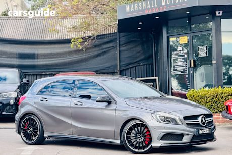 Grey 2014 Mercedes-Benz A45 Hatchback AMG