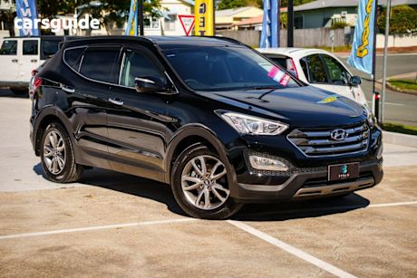 Black 2012 Hyundai Santa FE Wagon Elite Crdi (4X4)