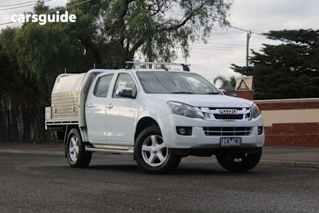 White 2016 Isuzu D-MAX Crew Cab Chassis SX (4X2)