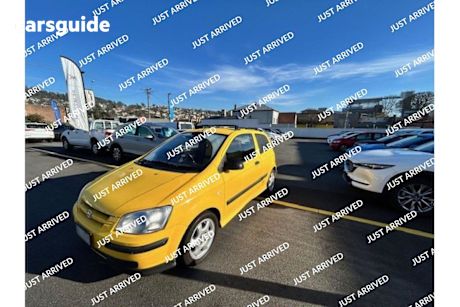Yellow 2002 Hyundai Getz Hatch GL F