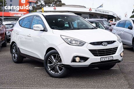 White 2015 Hyundai IX35 SUV SE F