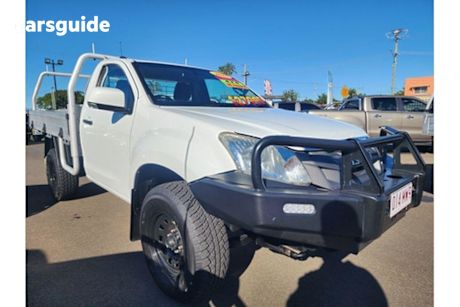 White 2016 Isuzu D-MAX Ute Tray SX 4X4