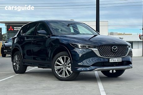 Blue 2025 Mazda CX-5 Wagon G25 Akera (awd)