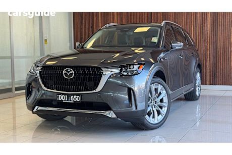 Grey 2025 Mazda CX-90 Wagon G50E GT Mhev