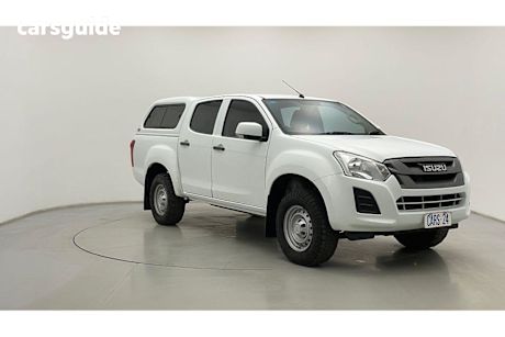 White 2017 Isuzu D-MAX Crew Cab Utility SX HI-Ride (4X2)