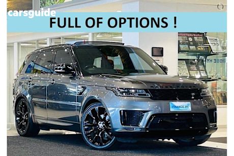 Grey 2018 Land Rover Range Rover Sport SUV TDV6 SE 4X4