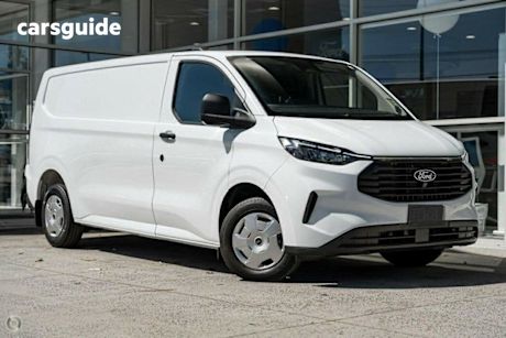 White 2024 Ford Transit Custom Van 320L (lwb)