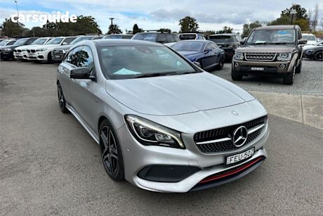 Silver 2017 Mercedes-Benz CLA250 Wagon Sport 4Matic S/Brake