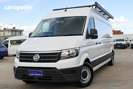 White 2021 Volkswagen Crafter Commercial 35 High Roof LWB FWD TDI410