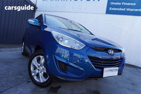 Blue 2012 Hyundai IX35 OtherCar