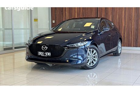 Blue 2024 Mazda 3 Hatchback G20 Pure
