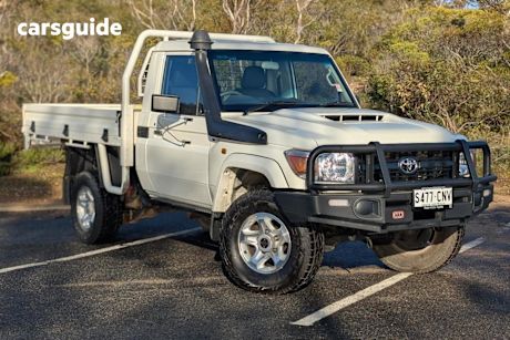 White 2021 Toyota Landcruiser 70 Series Cab Chassis GX