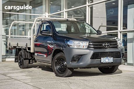 Grey 2020 Toyota Hilux Cab Chassis Workmate
