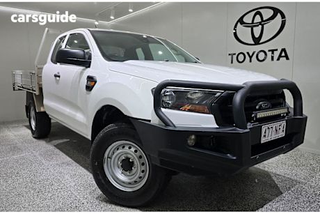 White 2021 Ford Ranger Super Cab Chassis XL 3.2 (4X4)