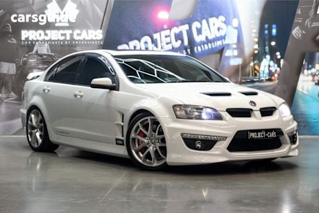 White 2011 HSV Clubsport Sedan R8