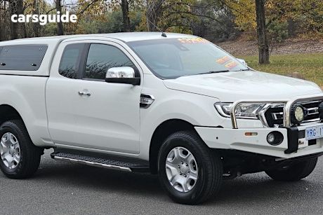 White 2018 Ford Ranger Super Cab Utility XLT 3.2 (4X4)