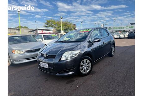 Grey 2009 Toyota Corolla Hatchback Ascent