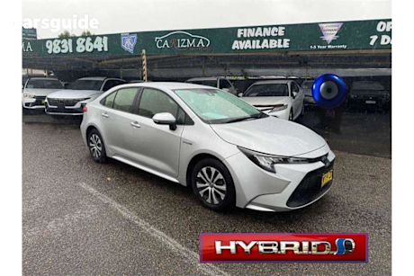 Silver 2019 Toyota Corolla Sedan ASCENT SPORT HYBRID F