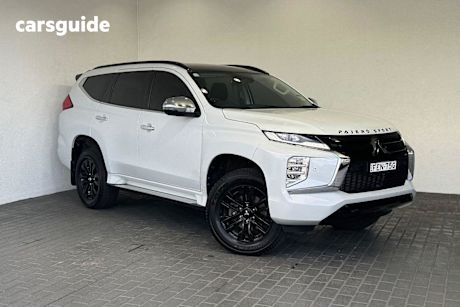 White 2023 Mitsubishi Pajero Sport Wagon GSR (4WD) 7 Seat