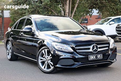 Black 2017 Mercedes-Benz C-CLASS Sedan C200 R