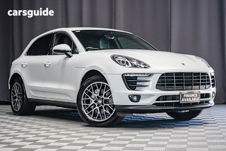 White 2017 Porsche Macan Wagon S Diesel