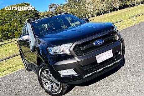 Black 2018 Ford Ranger Dual Cab Pick-up Wildtrak 3.2 (4X4)