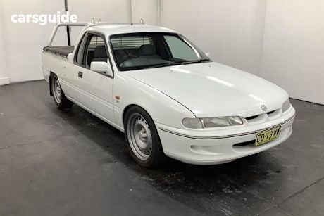 White 1997 Holden Commodore Utility S