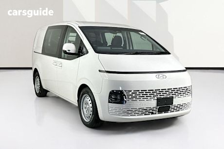 White 2023 Hyundai Staria Crew Van Load 5S 2.2D Liftback