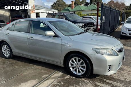 Silver 2010 Toyota Camry Sedan Hybrid