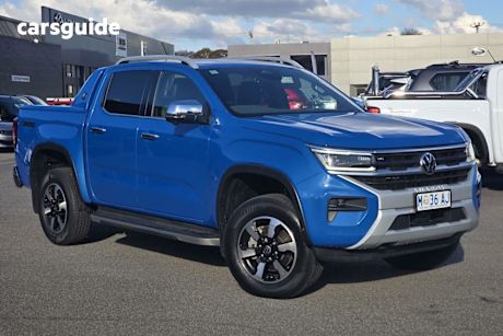 Blue 2023 Volkswagen Amarok Dual Cab Utility Aventura TDI600 4Motion