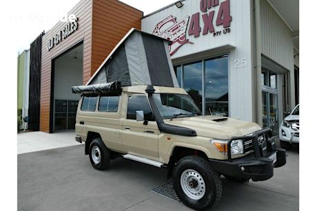 Beige 2020 Toyota Landcruiser 70 Series Wagon GXL Troop Carrier