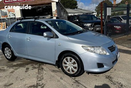 Blue 2009 Toyota Corolla Sedan Ascent