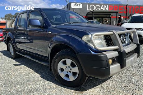 Blue 2011 Nissan Navara Dual Cab Pick-up ST (4X4)