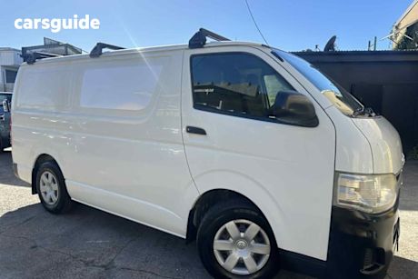 White 2013 Toyota Hiace Van LWB
