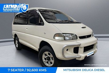 White 1995 Mitsubishi Delica OtherCar EXCEED 4X4