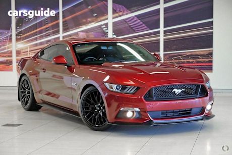 Red 2017 Ford Mustang Coupe GT R