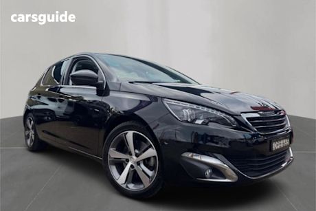 Black 2017 Peugeot 308 Hatchback Allure